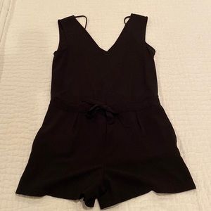 Zara Basics Black Romper